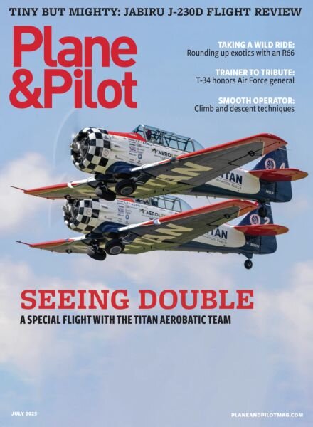 Plane & Pilot – July 2025 Cover