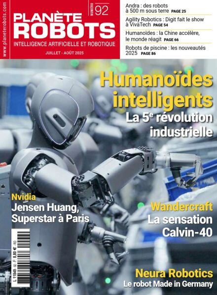 Planete Robots – Juillet-Aout 2025 Cover