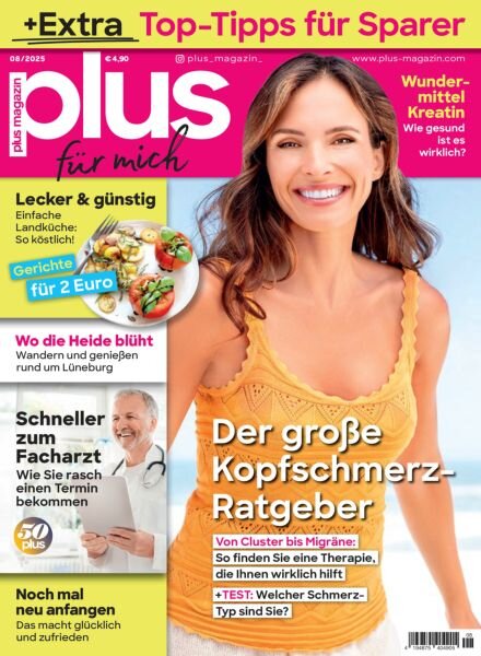 Plus Magazin – August 2025 Cover