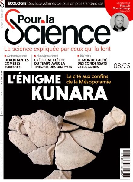 Pour la Science – Aout 2025 Cover