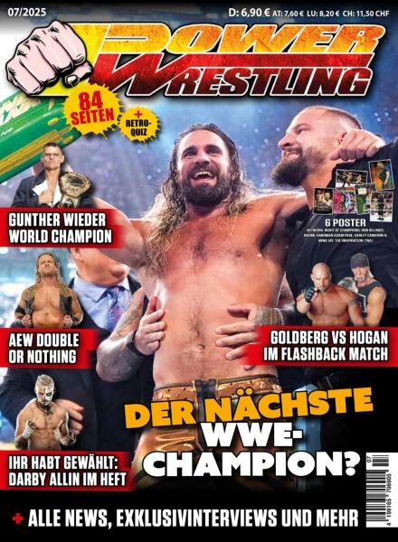 Power-Wrestling – Juli 2025 Cover