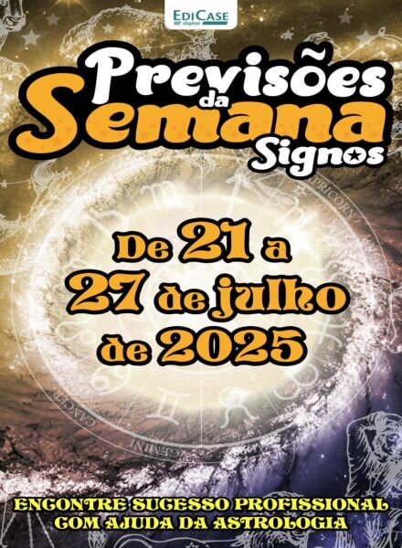 Previsoes da Semana – 21 Julho 2025 Cover
