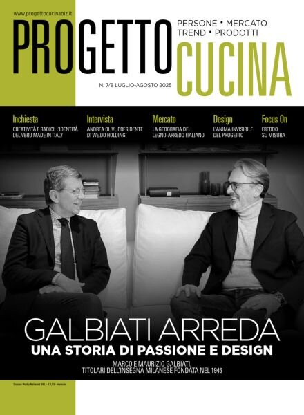 Progetto Cucina – Luglio-Agosto 2025 Cover