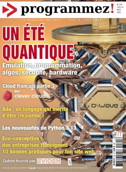 Programmez! – Juillet-Aout 2025 Cover