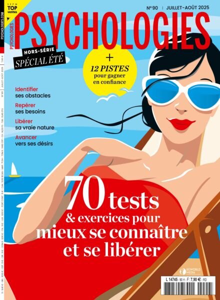 Psychologies – Hors-Serie N 90 – Juillet-Aout 2025 Cover