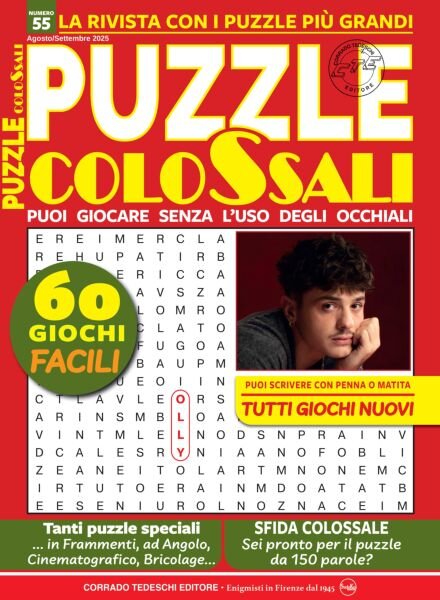 Puzzle Colossali – Agosto-Settembre 2025 Cover