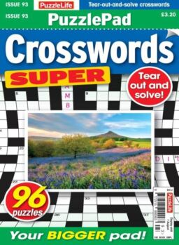 PuzzleLife PuzzlePad Crosswords Super – July 2025
