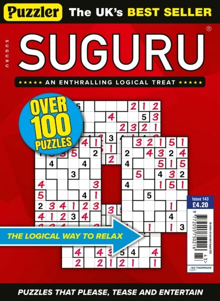 Puzzler Suguru – Issue 143 2025 Cover