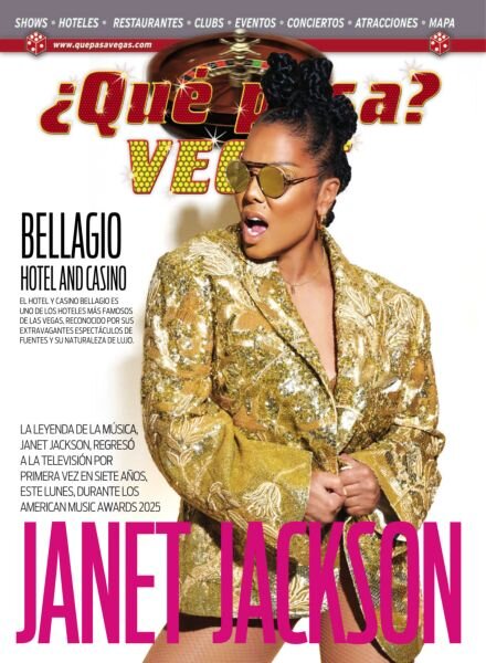 Que Pasa Vegas – Julio 2025 Cover