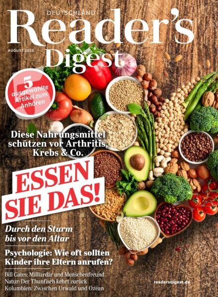 Reader’s Digest Germany – August 2025 Cover