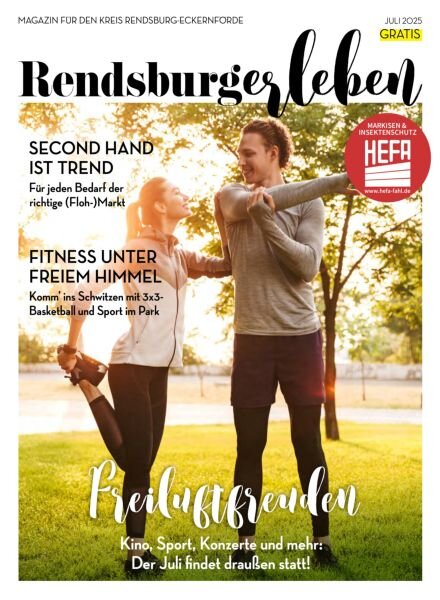 RENDSBURGerLEBEN – Juli 2025 Cover