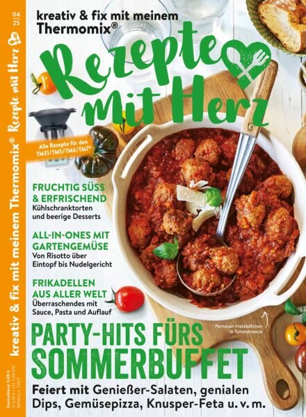 Rezepte mit Herz – Juli-August 2025 Cover