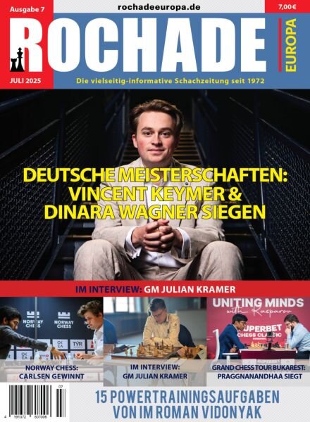 Rochade Europa – Juli 2025 Cover