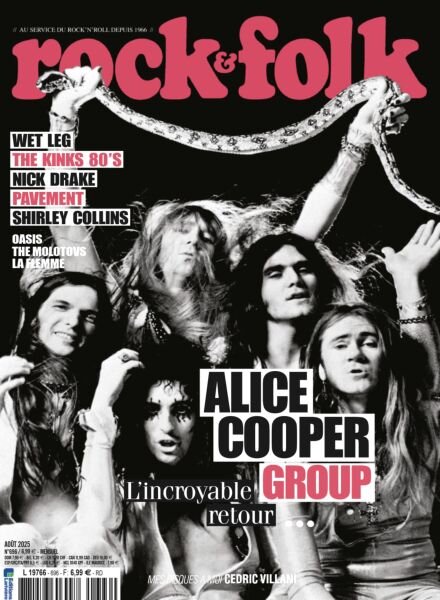 Rock & Folk – Aout 2025 Cover