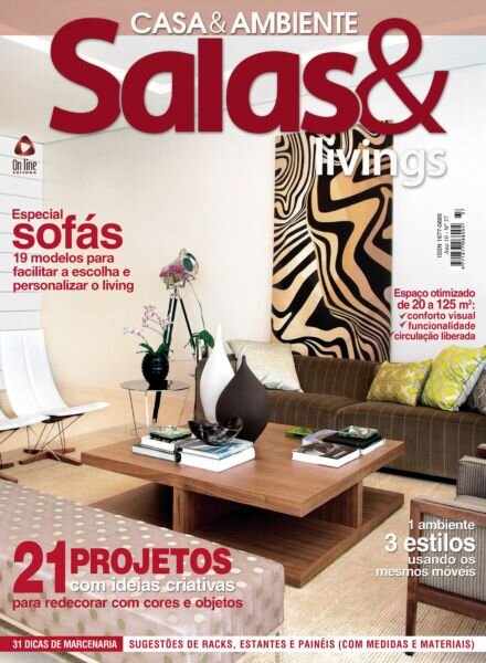 Salas & Livings – Julho 2025 Cover