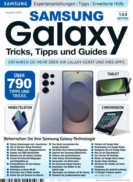 Samsung Galaxy Tricks Tipps und Guides – August 2025 Cover