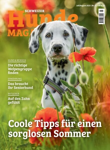 Schweizer Hunde Magazin – Juli-August 2025 Cover