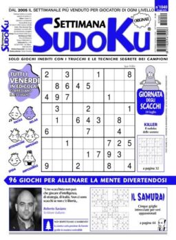 Settimana Sudoku – 18 Luglio 2025