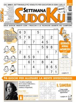 Settimana Sudoku – 25 Luglio 2025