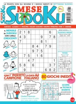 Settimana Sudoku Mese – Luglio 2025
