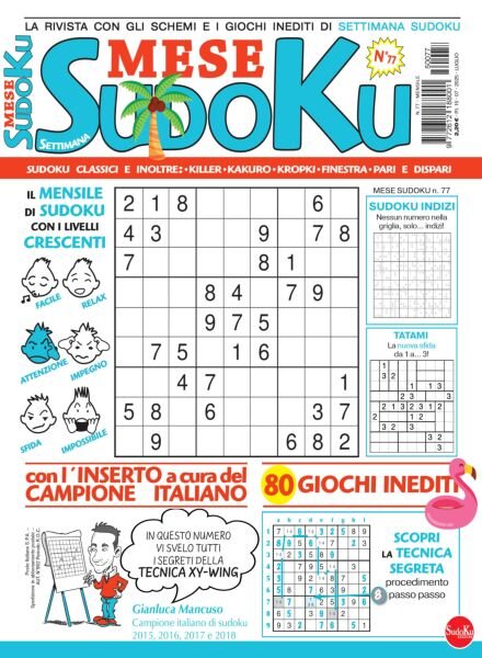 Settimana Sudoku Mese – Luglio 2025 Cover