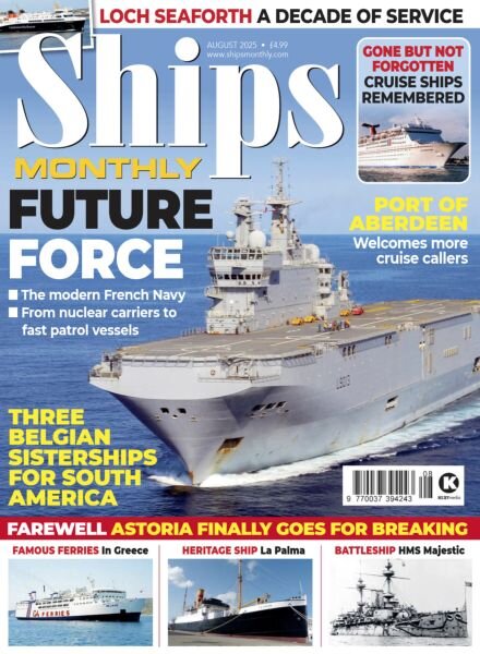 Ships Monthly – August 2025 Cover