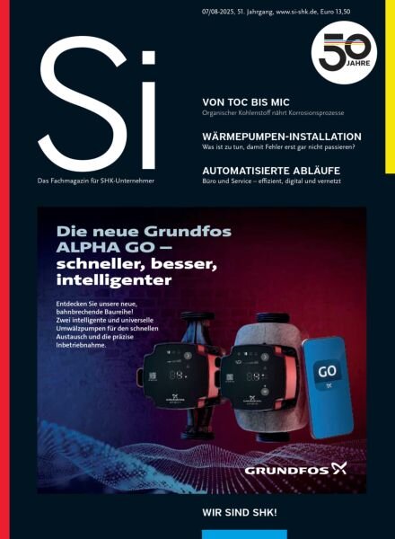 Si Das Fachmagazin – Juli-August 2025 Cover