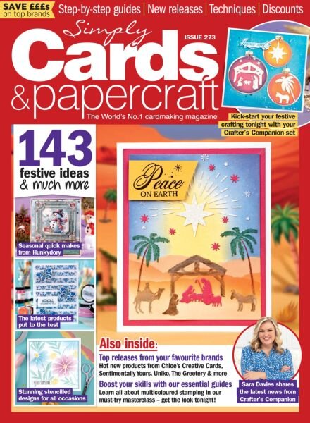 Simply Cards & Papercraft – Issue 273 2025 Cover
