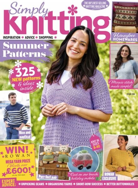 Simply Knitting – August 2025 Cover