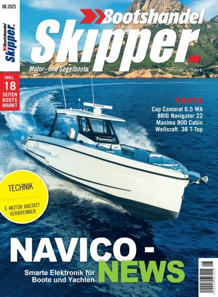 Skipper Bootshandel – August 2025 Cover