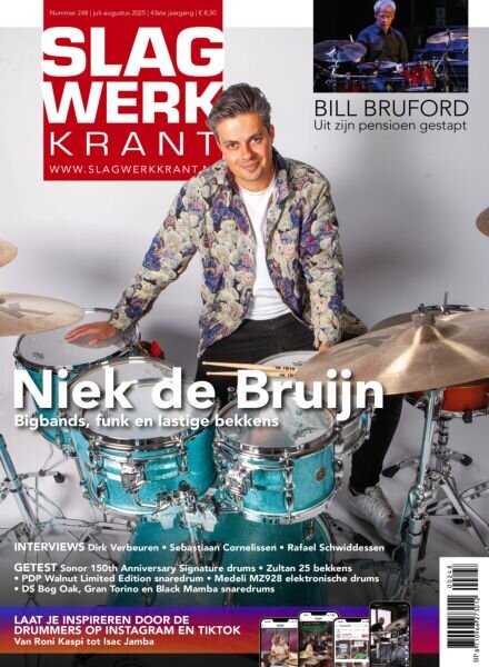 Slagwerkkrant – Juli-Augustus 2025 Cover