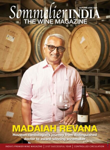 Sommelier India – July-September Autumn 2025 Cover
