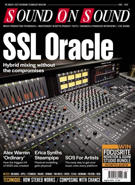 Sound On Sound UK – August 2025 Cover