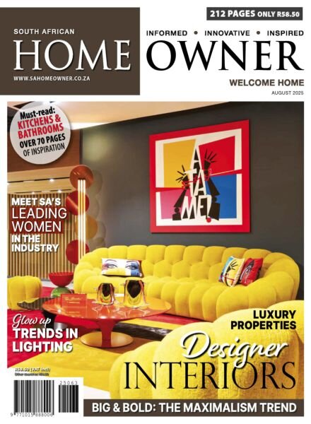 South African Home Owner – August 2025 Cover