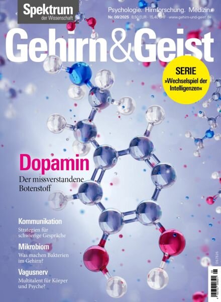 Spektrum Gehirn&Geist – August 2025 Cover