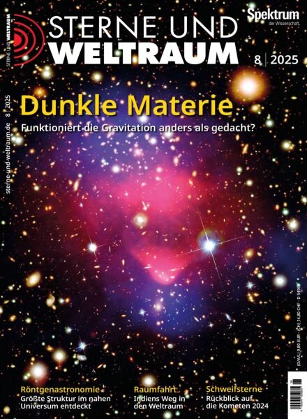 Spektrum Sterne und Weltraum – August 2025 Cover