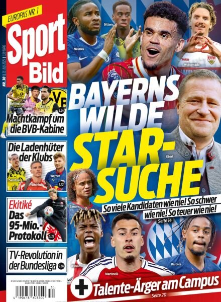 Sport Bild – 23 Juli 2025 Cover