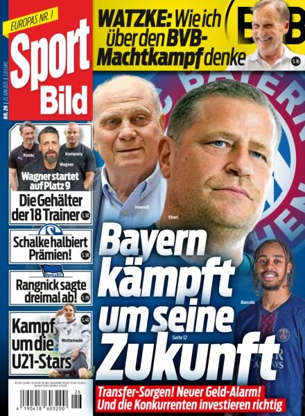 Sport Bild – 25 Juni 2025 Cover