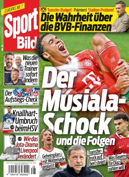 Sport Bild – 9 Juli 2025 Cover
