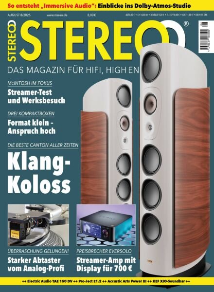 Stereo – August 2025 Cover