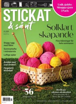 Stickat & Sant – Juli 2025