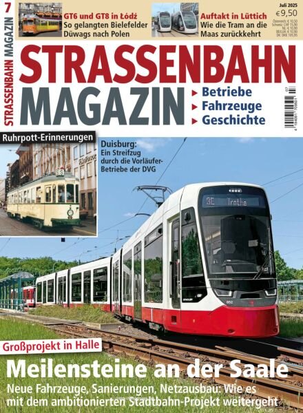 Strassenbahn – Juli 2025 Cover