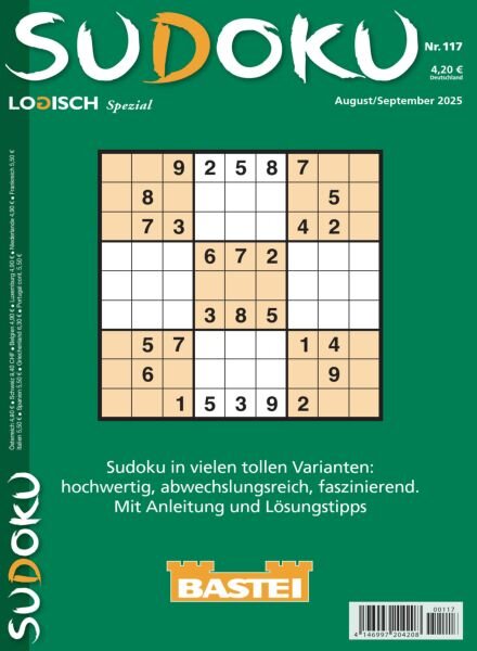 Sudoku Logisch Spezial – N 117 2025 Cover