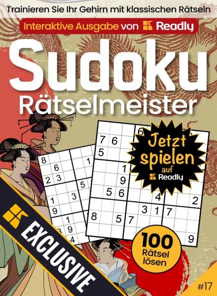 Sudoku-Ratselmeister – Juni 2025 Cover