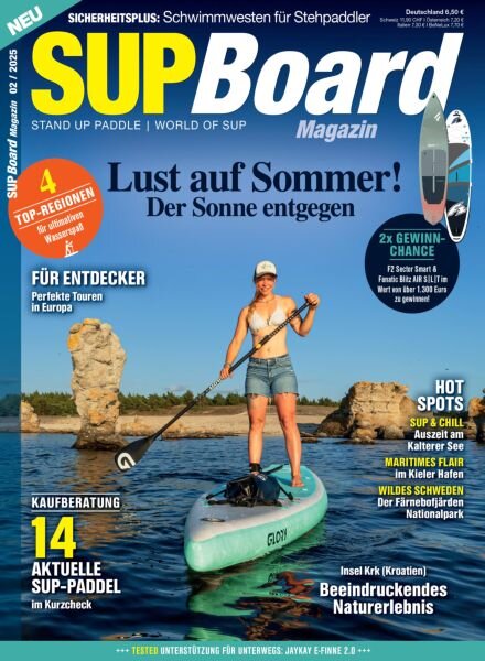 SUP Board Magazin – Juli 2025 Cover