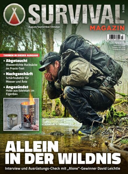 Survival Magazin – August-September-Oktober 2025 Cover