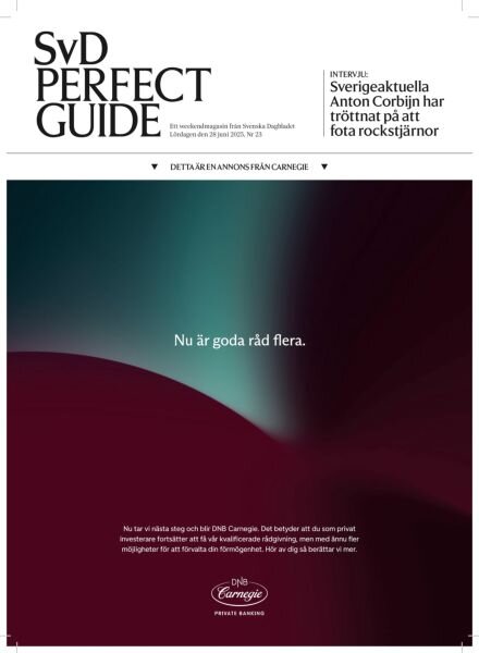 SvD Perfect Guide – 28 Juni 2025 Cover