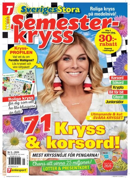 Sveriges Stora – Juli 2025 Cover
