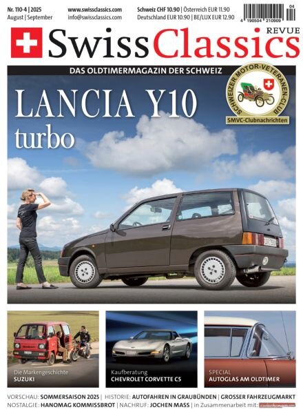 SwissClassics Revue – August-September 2025 Cover
