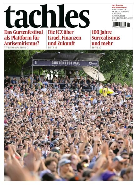 Tachles – 11 Juli 2025 Cover